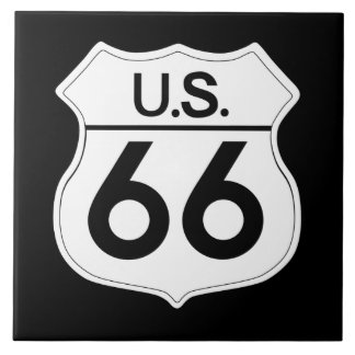 Classic Route 66 Large Kitchen Tile Fliese