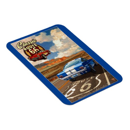 "Classic Route 66" Magnet (Rechte Seite)