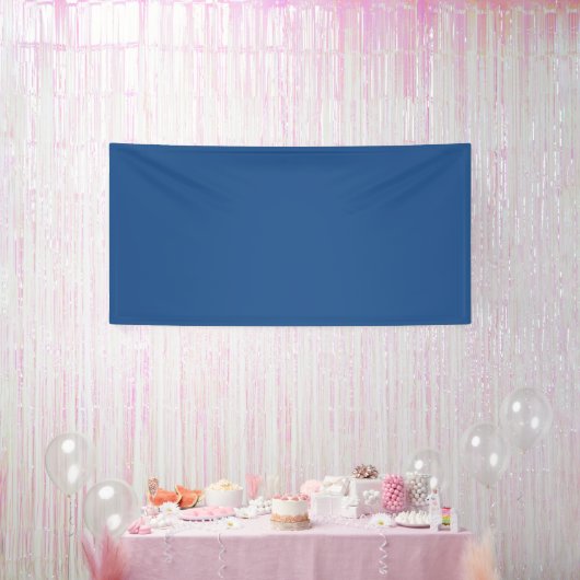 Classic Royal Blue Wall oder Deckenbanner Banner (Party)