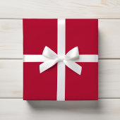 Classic Ruby Red Solid Color Geschenkpapier