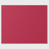 Classic Ruby Red Solid Color Geschenkpapier (Flach)