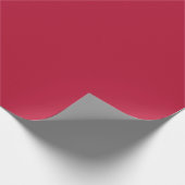 Classic Ruby Red Solid Color Geschenkpapier (Ecke)