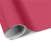 Classic Ruby Red Solid Color Geschenkpapier (Rolleneckpunkt)