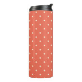 Classic Rust Polka Dot Thermosbecher (Nach links gedreht)