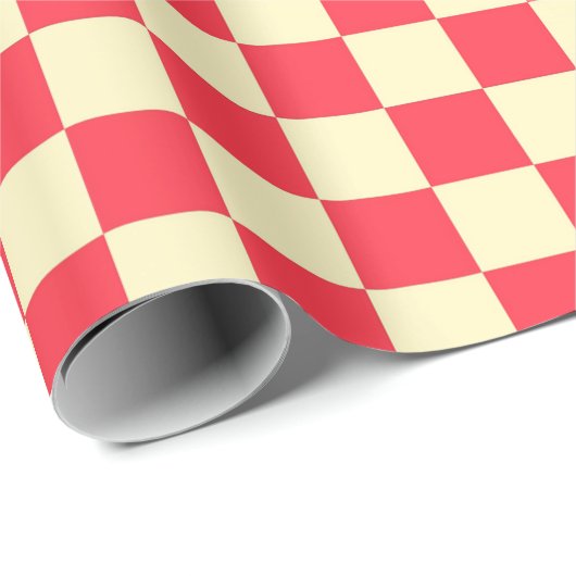 Classic Rustic Buffalo Kariert Geschenkpapier (Rolleneckpunkt)