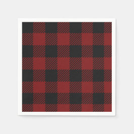 Classic Rustic Red Buffalo Kariert | Karo eines La Serviette