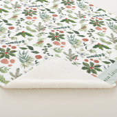 Classic Rustic Winter Baby's First Christmas Sherpadecke (3/4)