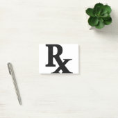 Classic Rx Pharmacy Icon drucken Apotheke Geschenk Post-it Klebezettel (Büro)