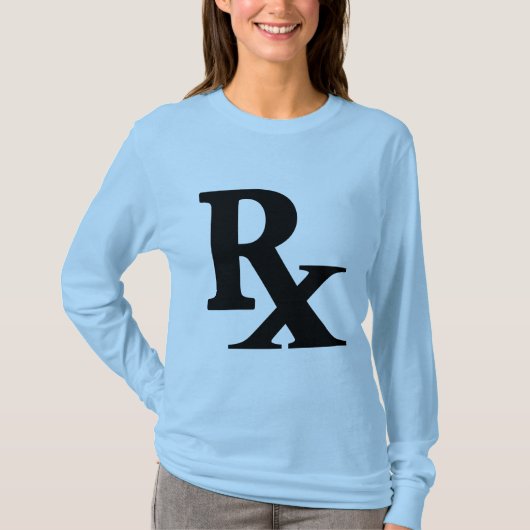 Classic Rx Pharmacy Icon drucken Apotheke Geschenk T-Shirt (Vorderseite)