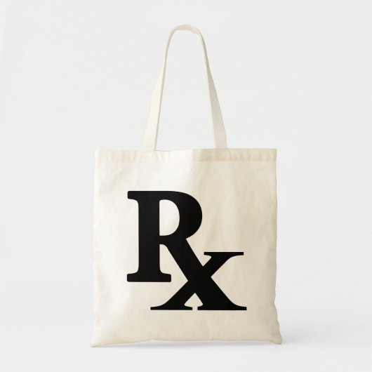 Classic Rx Pharmacy Icon drucken Apotheke Geschenk Tragetasche (Vorne)