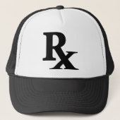 Classic Rx Pharmacy Icon drucken Apotheke Geschenk Truckerkappe (Vorderseite)