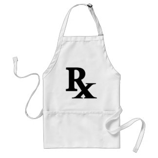 Classic Rx Pharmacy Icon drucken Geschenk für Apot Schürze