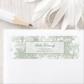 Classic Sage Green Landscape Toile Wedding (Insitu)