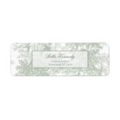 Classic Sage Green Landscape Toile Wedding (Vorne)