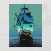 Classic Sailing Ship Postkarte (Vorderseite)