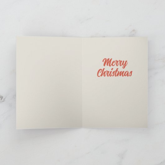 Classic Santa Claus Heartwarming Weihnachten Kunst Karte (Innenseite)