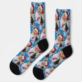 Classic Santa Claus Novelty Weihnachten Socken