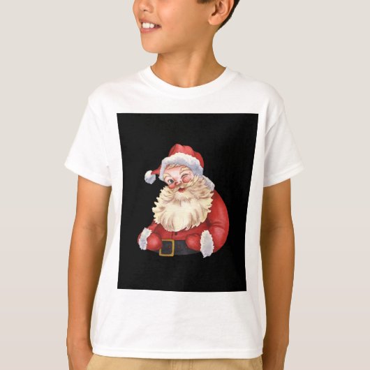 Classic Santa Claus Weihnachten T - Shirt" T-Shirt (Vorderseite)