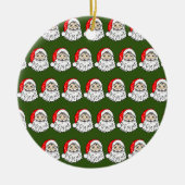 Classic Santa Keramik Ornament (Vorne)