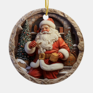 Classic Santa Ornament