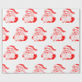 Classic Santa Paper Geschenkpapier (Flach)