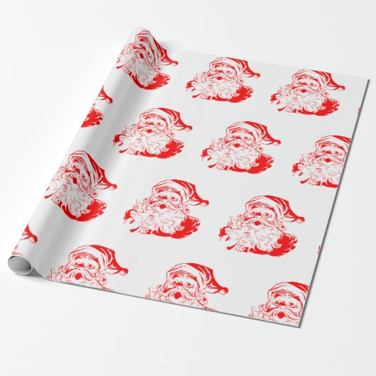 Classic Santa Paper Geschenkpapier (Ungerollt)