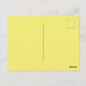 Classic Santa Under the Tree Christmas Post Card Postkarte (Rückseite)