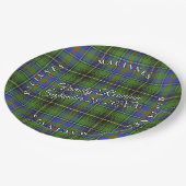 Classic Schotten Clan MacInnes Tartan-Veranstaltun Pappteller (Schrägansicht)