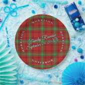 Classic Schotten Clan Morrison Tartan Event Pappteller (Party)
