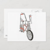 Classic Schwinn Orange Krate 60's Bike Bicycle Postkarte (Vorne/Hinten)