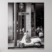 Classic Scooter Poster Paris Frankreich (Vorne)