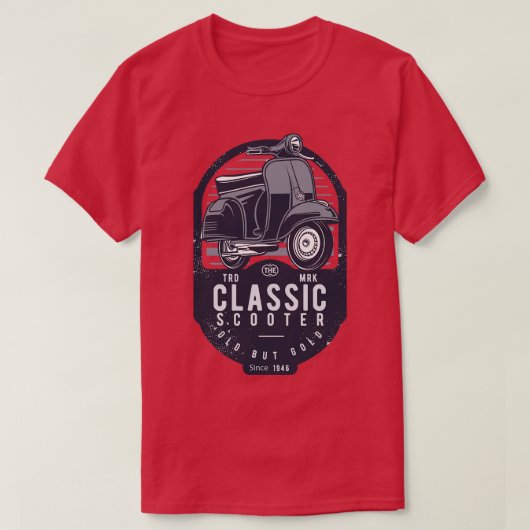 Classic Scooter T-Shirt (Design vorne)