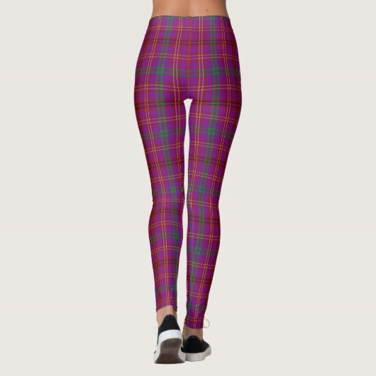 Classic Scottish Clan McCall - Caithness Tartan Leggings (Rückseite)
