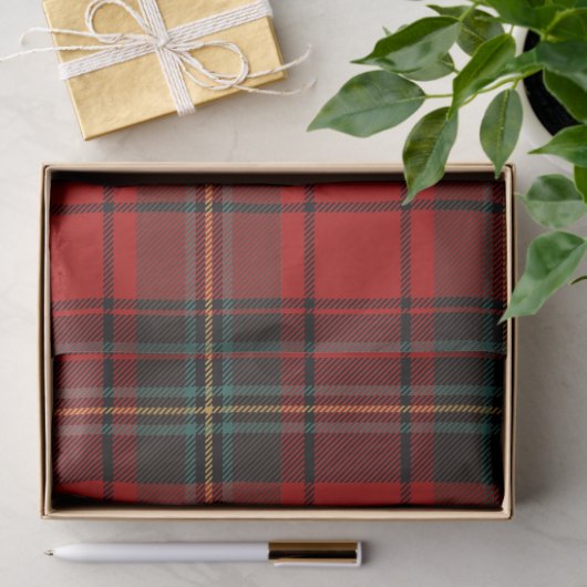 Classic Scottish Tartan Heritage Weihnachten Seidenpapier (Geschenk)