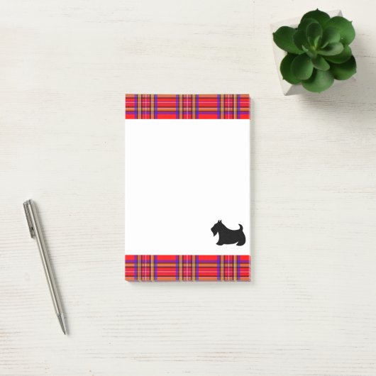 Classic Scottish Terrier Notepad Geschenk Post-it Klebezettel (Büro)