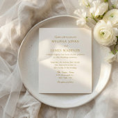 Classic Script Elegant QR Code 4 Photo Wedding Flyer