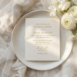 Classic Script Elegant QR Code 4 Photo Wedding Flyer