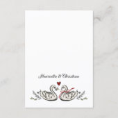 Classic Script Wedding Details Card Begleitkarte (Rückseite)