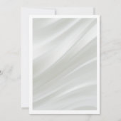 Classic Script Wedding Invitation Einladung (Rückseite)