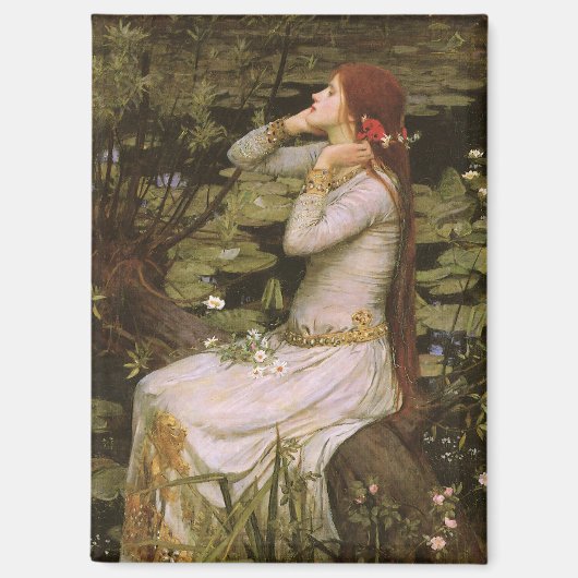 Classic Shakespeare Ophelia Pond Lily Fine Art Magnet (Vorderseite)