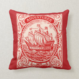 Classic Ship Antique Vintag Marine Adventurer Kissen