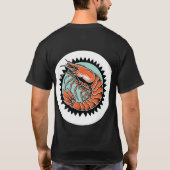 Classic Shrimp Flash Tattoo T - Shirt (Rückseite)