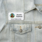 Classic Side Logo Custom Personalized Business Namensschild (Beispiel)