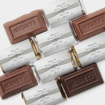 Classic Silver 25. Wedding Anniversary Hershey's