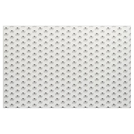 Classic Silver Class of 2027 Graduation Stoff (Fat Quarter (45,7 x 55,9 cm))