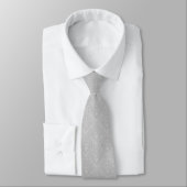 Classic Silver Damask 25. Hochzeitstag Krawatte (Gebunden)