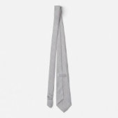 Classic Silver Damask 25. Hochzeitstag Krawatte (Rückseite)