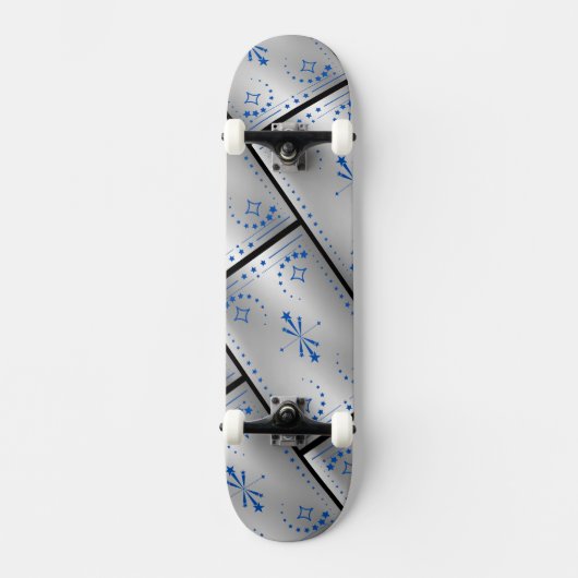 Classic Silver Skateboard (Vorderseite)