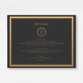 Classic Simple Elegance Begleitkarte