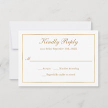 Classic Simple Elegance Gold UAWG